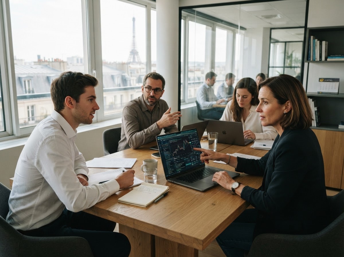 Précis Bitdex — poste de travail d'un indépendant avec analyse de données financières